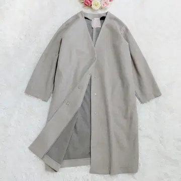 컨디션 최상 비어즐리 울라이크 벌룬 리버 코트 그레이 2022AW