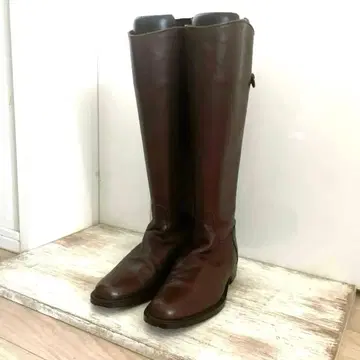 [새상품급] 어반 리서치 천연 가죽 가죽 롱 부츠 백 지퍼 부착