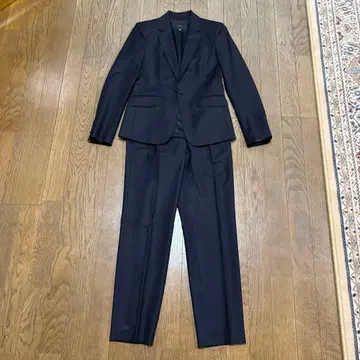 iCB 블랙 스트라이프 수트 셋업