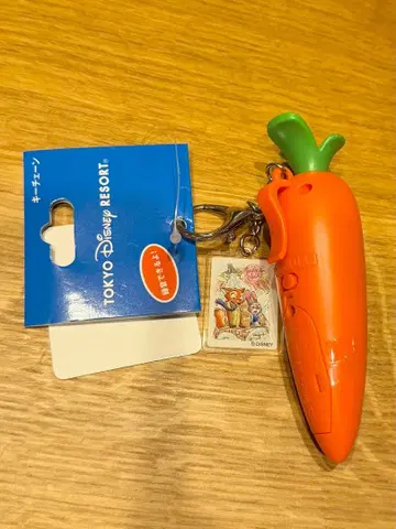 새상품 디즈니 주토피아 키체인 당근 녹음 기능 포함 당근 펜