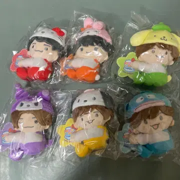 나니와단시 6체 세트 인형 마스코트