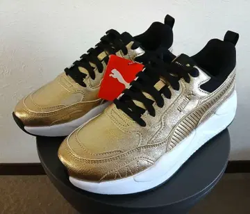 레어 PUMA 스니커즈 골드 27cm 미사용 새상품 박스 있음