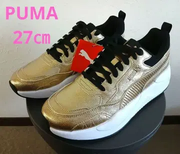 레어 PUMA 스니커즈 골드 27cm 미사용 새상품 박스 있음