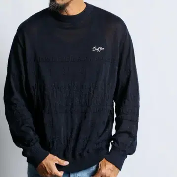 Duffer elephantbrand 메쉬 니트