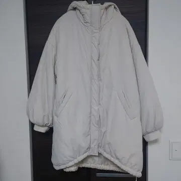 미스티우먼 후드 충전솜 미들 블루종