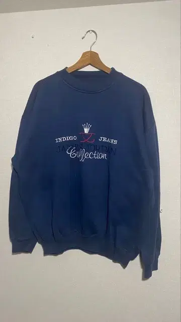 제임스 조던 네이비 남성용 맨투맨 자수 트레이닝복 XL