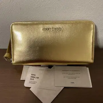 개점 세일 미사용품 새상품급 지미추 가죽 피파 라운드 지퍼