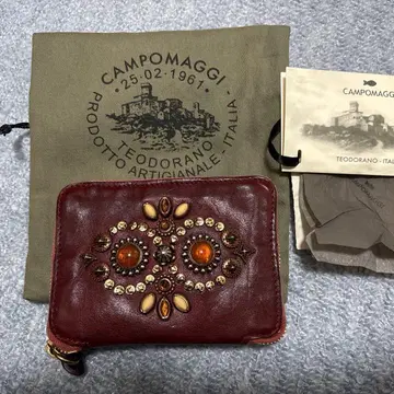 CAMPOMAGGI 가죽 접이식 지갑