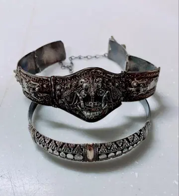 실버 뱅글 세트 발리에서 구매