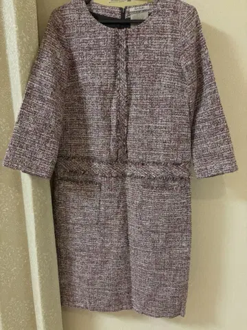 새상품급 SoClose 핑크 프린지 장식 무릎 기장 원피스 M 사이즈