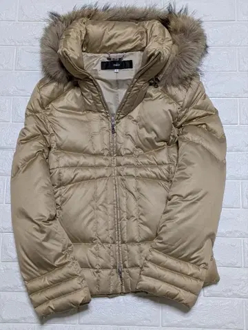 INED 베이지 다운 자켓 사이즈 9