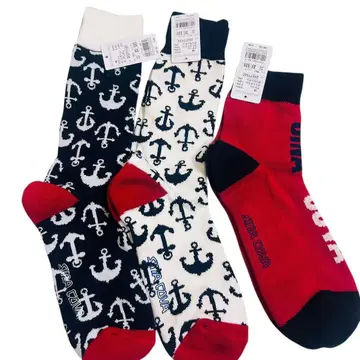 [미사용 새상품 택 포함] 시나코바 3족 세트 삭스 양말