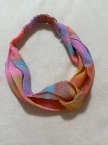 컬러풀 헤어밴드