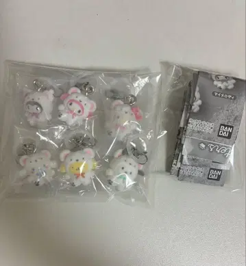 산리오 포근포근 스노우 마커 액세서리 컴플리트 세트