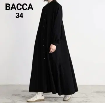 BACCA 바카 코튼 피케 셔츠 드레스 원피스