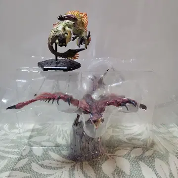 반다이 몬스터 헌터 리오 레우스 피규어와 덤