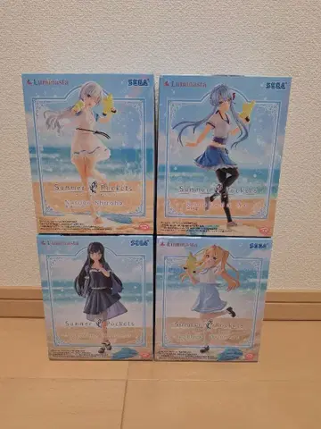 Luminasta Summer Pockets 피규어 4체 세트