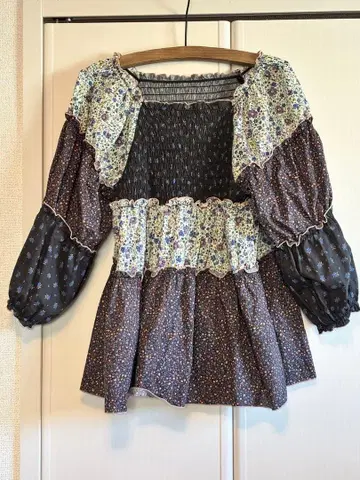 sm2 꽃무늬 튜닉 7부 소매