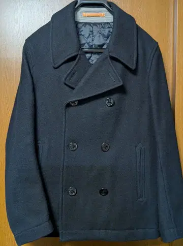 BEAMS 피코트 네이비 L 사이즈