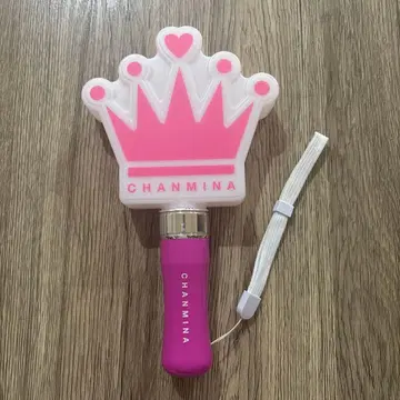 CHANMINA 응원봉 왕관형 핑크