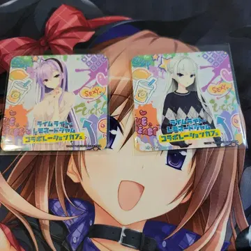 라임라이트 레모네이드 잼 콜라보 카페 코스터 나유카 츠부카와 미쿠