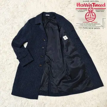 Harris Tweed x SUIT SELECT 스텐카라 코트 S