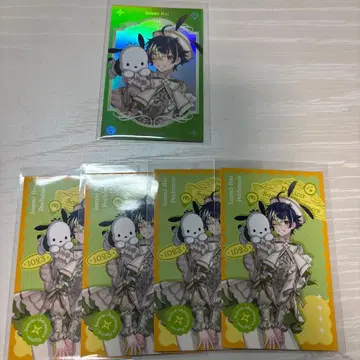 이나미 라이 산리오 폴라로이드 4장 세트 레어 노멀