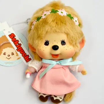 새상품 몽치치 얼굴 큰 플로럴