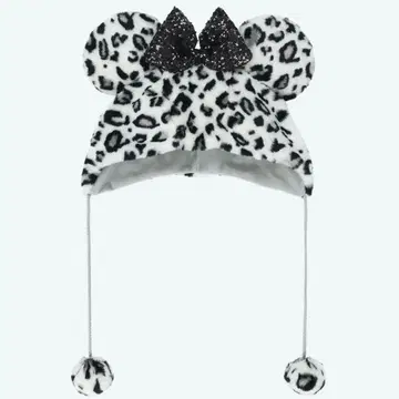 레오파드 무늬 미니 팬캡