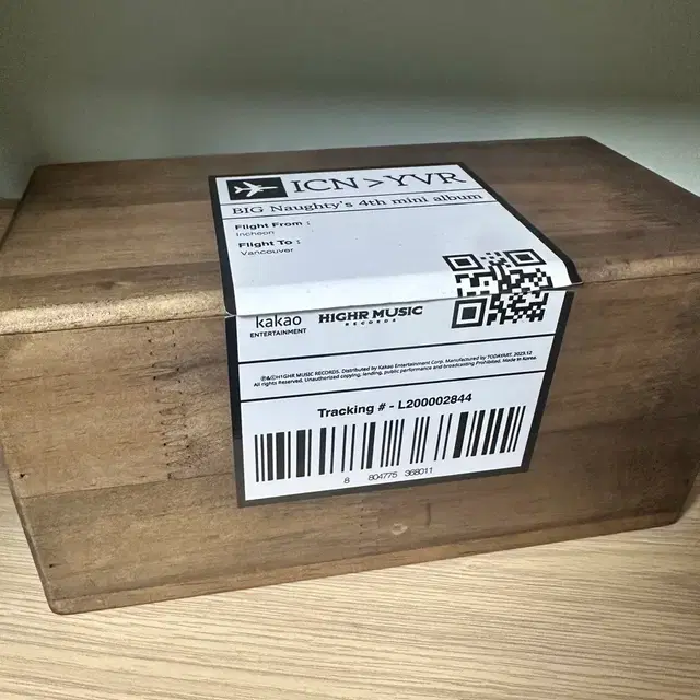 빅나티 서동현 밴쿠버2 ICN>YVR 앨범