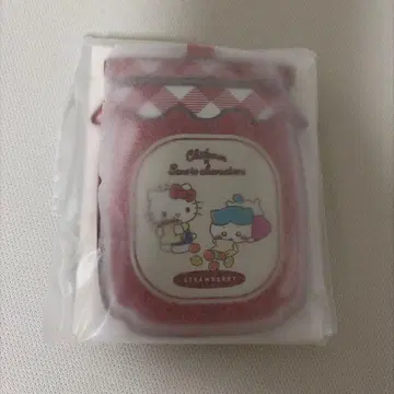 치이카와 x 산리오 페이크 다이컷 패스 케이스 (하치와레 & 헬로키티)