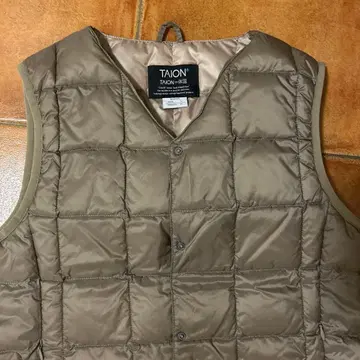 [ 새상품급 ] TAION 타이온 퀼팅 롱 다운 베스트 L 사이즈