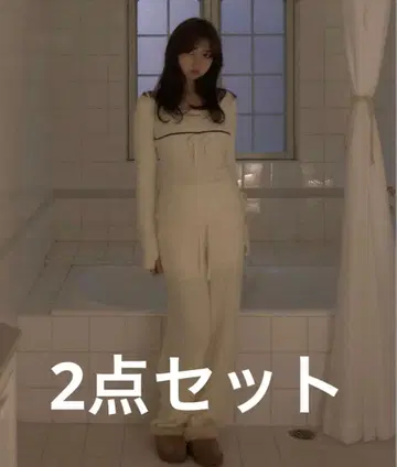 andmary Sugar knit cable tops pants iv