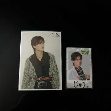 M!LK 야마나카 유타로 브로마이드 폴라로이드 트레이딩 카드 2점