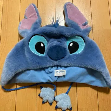 스티치 귀 달린 플리스 모자