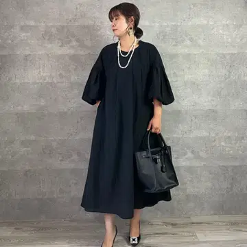 keep my closet 7부 소매 A라인 포멀 원피스 올 시즌