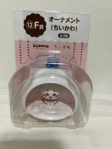 치이카와 (먼작귀) 눈사람 오너먼트 제일복권 1번 복권