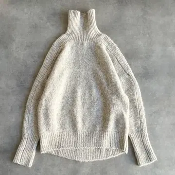 HYKE 하이크 알파카 울 터틀넥 니트 1