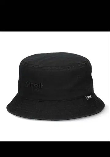 Schott 블랙 버킷햇