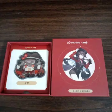 원신 ONEPLUS 호두 후타오 콜라보 회장 한정판 배지