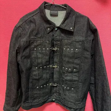 Antidote Worldwide 스터드 부착 데님 자켓
