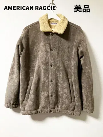 AMERICAN RAGCIE 무스탕 코트 카라 부착