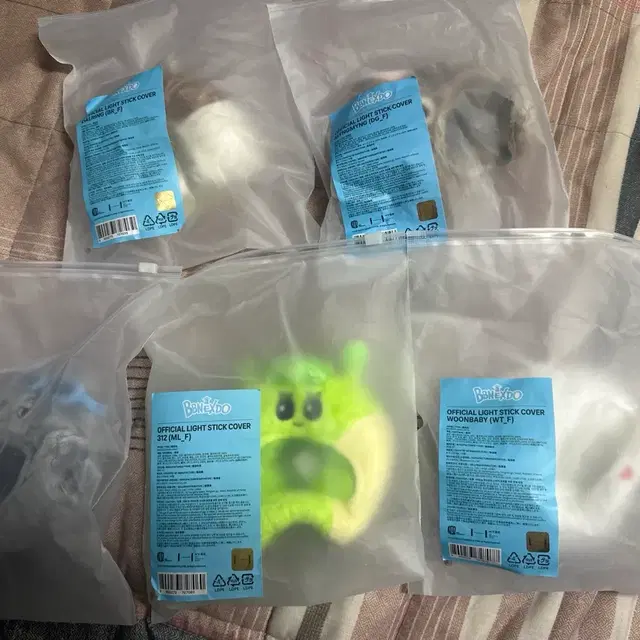 쁘넥도 달링이 명명이 한탯풍 탯풍이 312 삼한이 운아기 응원봉 커버