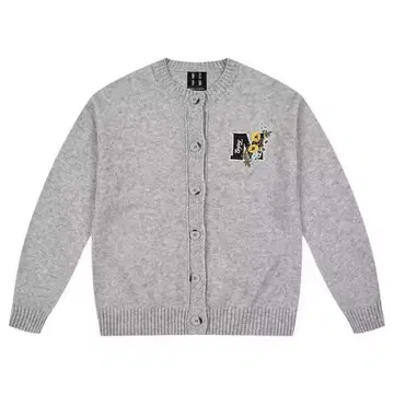 MEDM 플로럴 자수 니트 스웨터 가디건