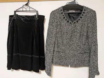 ELLE 셋업 자켓 스커트 40