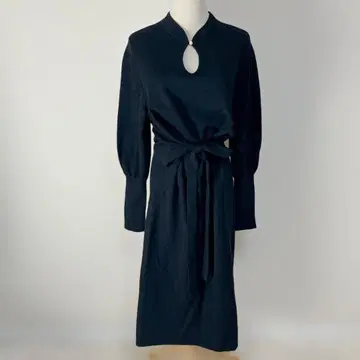 SAISON DE PAPILLON 하이 게이지 편직 긴팔 니트 원피스 L