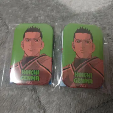 도그스레드 스퀘어 캔뱃지 겐마 코이치 2개 세트