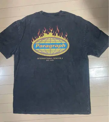 Paragraph 프레임 로고 T셔츠 블랙