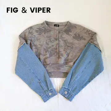 FIG & VIPER 데님 절개 숏 po