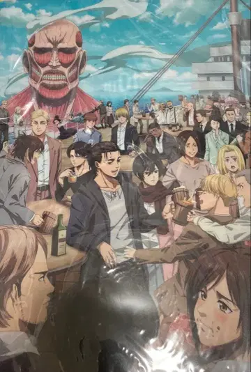 진격의 거인 애프터 파티 A4 10주년 기념 클리어 파일